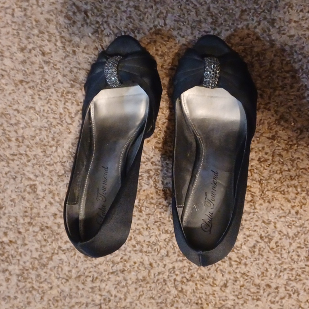 Women's Lulu Townsend Classic Black Heels, 6.5